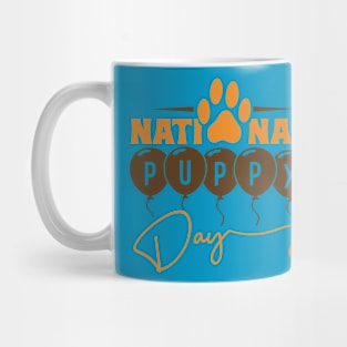 National Puppy Day Mug